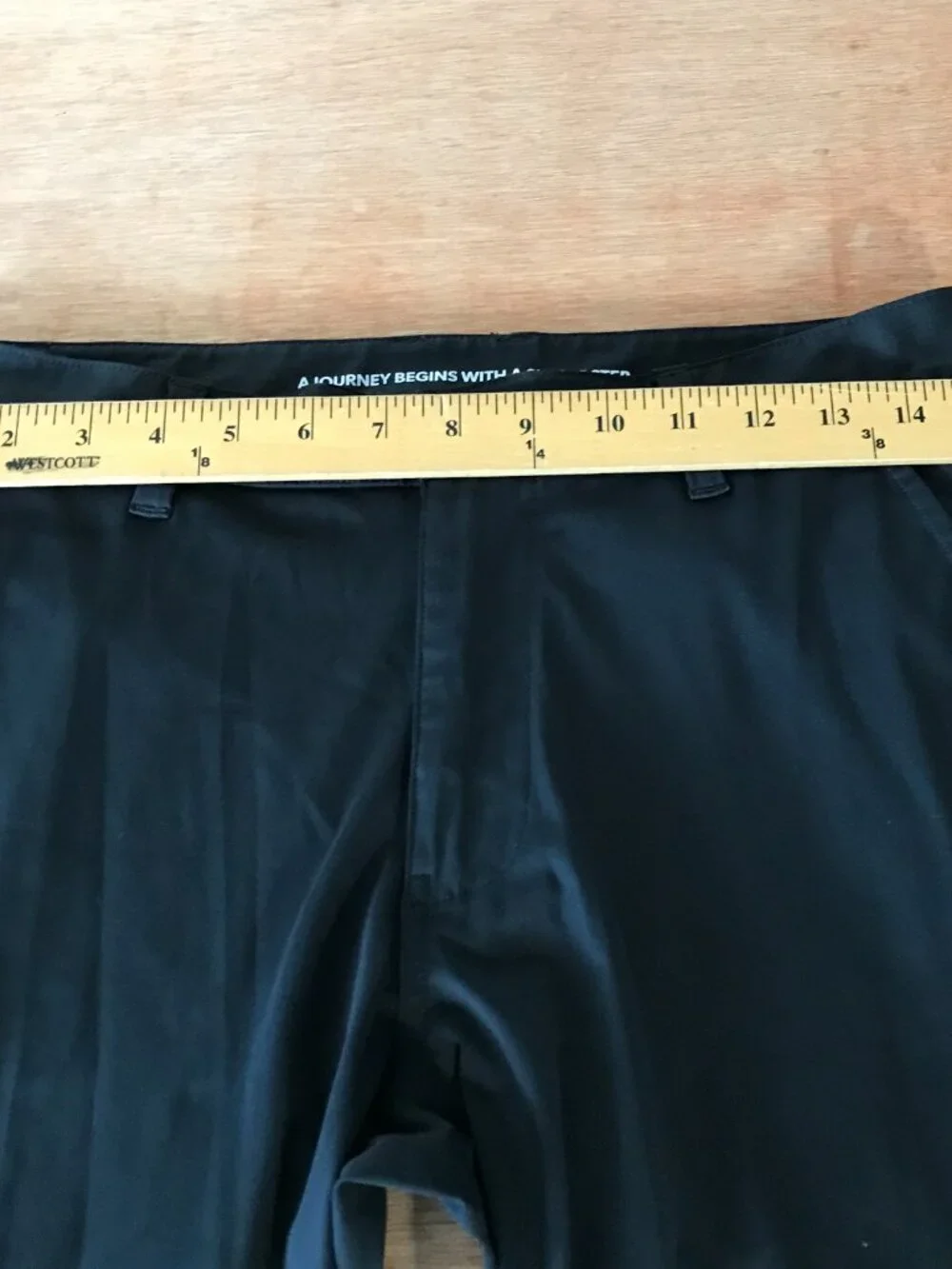 Rhone Commuter Slim Pants Men 30x30 Black Mid Rise Pockets Stretch Athleisure
